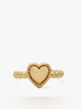 Kate Spade New York Golden Hour Heart Ring SZ6